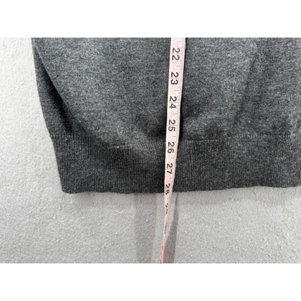 Kallspin Sweater Vest Size XXL Gray Wool Blend Soft Lightweight Academia Neutral - Picture 4 of 9